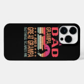 Ik ben een pap-grampa en een geweldige grampa... n iPhone hoesje (Achterkant horizontaal)