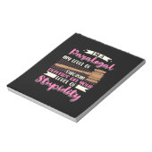 Ik ben een paralegal notitieblok (Gedraaid)