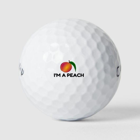 IK BEN EEN PEACH GOLFBALLEN (Voorkant)
