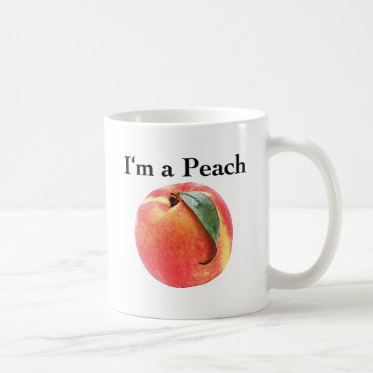Ik ben een Peach Koffiemok (Rechts)