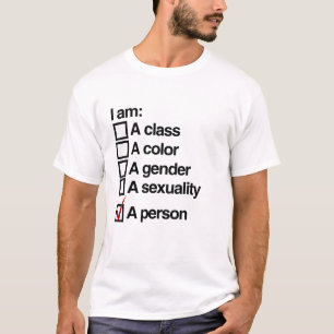 Ik ben een persoon (klasse) t-shirt