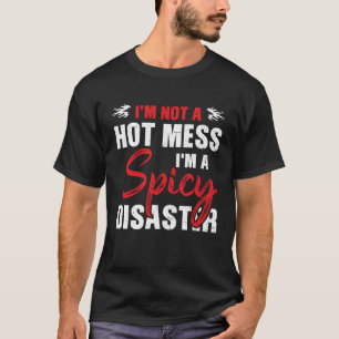 Ik ben een pittige ramp sarcastisch humoristisch c t-shirt
