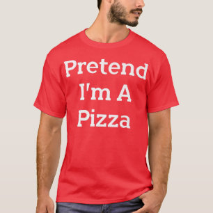 Ik ben een Pizza Costume Party Funny Halloween T-shirt