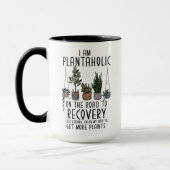 Ik ben een Plantaholic in Recovery Funny Plant mam Mok (Links)