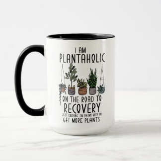 Ik ben een Plantaholic in Recovery Funny Plant mam Mok