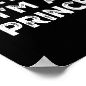 Ik ben een Prins Lazy Halloween kostuum Poster (Hoek)