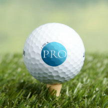 IK BEN EEN PRO - Aangepaste Blauwe Golfbal