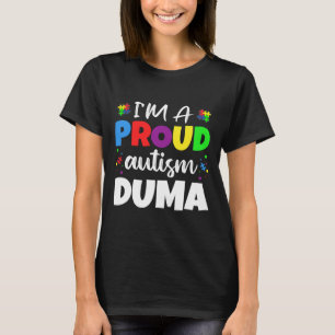 Ik ben een proefdoema autisme bewustzijn hart t-shirt