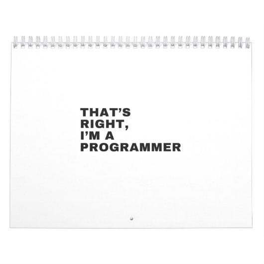 IK BEN EEN PROGRAMMA KALENDER (Hoes)
