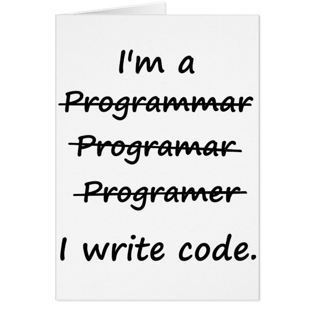 Ik ben een programmeur die code slechte verkoper s (Voorkant)