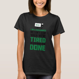 Ik ben een programmeur die ik code Computer Scient T-shirt