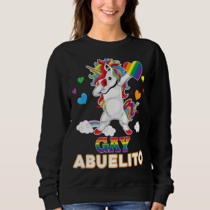 Ik ben een proud Lg Gay Abuelito Pride Dabbing Uni Trui