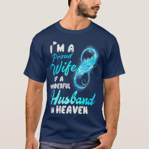 Ik ben een Proud vrouw van een Wonderful Husband i T-shirt