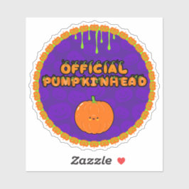 Ik ben een Pumpkinhead 1 Sticker