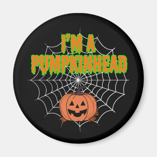Ik ben een Pumpkinhead w / Spiderweb Magneet
