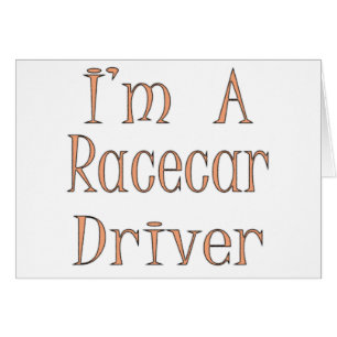 Ik ben een racecar-chauffeur