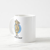 Ik ben een razend Knot Funny Rope Pun Koffiemok (Voorkant links)
