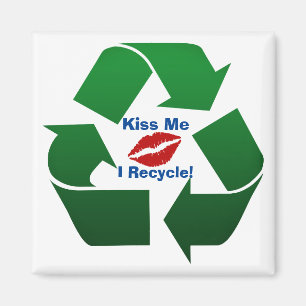 Ik ben een recycleerder. magneet