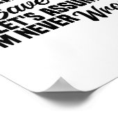 Ik ben een reddingsboei om tijd te besparen poster (Hoek)