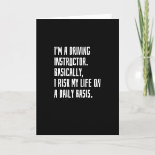 Ik ben een rijinstructeur kaart