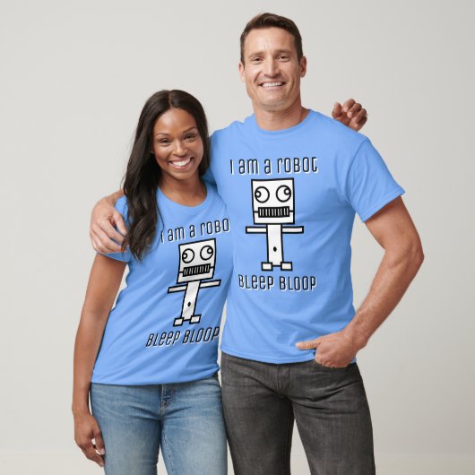 Ik ben een robot Bleep Bloop T-shirt (Unisex)