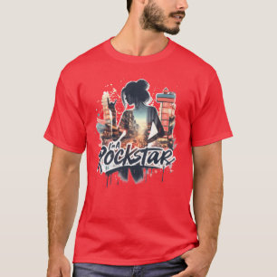 Ik ben een rockster Rap-muziek Lisa Yaowarat China T-shirt