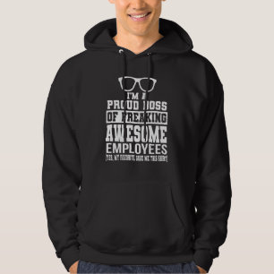 Ik ben een rode baas van freaking Geweldige werkne Hoodie