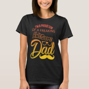 Ik ben een rode zoon van een Geweldige vader die z T-shirt