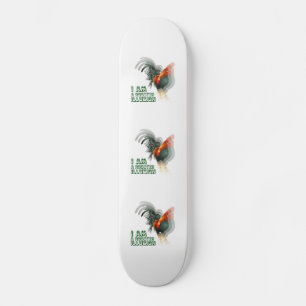 Ik ben een rooster-illusie skateboard