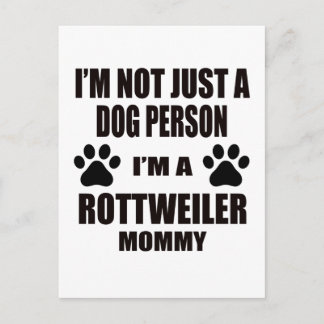 Ik ben een rottweiler mama briefkaart