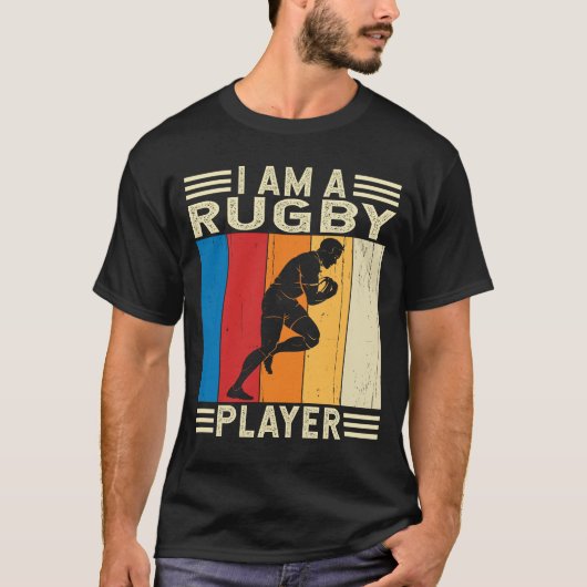 Ik ben een Rugby Speler Rugby Coach Rugby Gift Fan T-shirt (Voorkant)