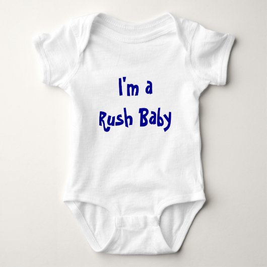 Ik ben een Rush-Baby Romper (Voorkant)