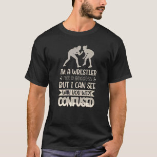 Ik ben een rustelaar, geen godin die ik kan zien w t-shirt