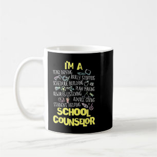 Ik ben een schooladviseur die teruggaat naar schoo koffiemok
