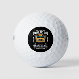 Ik ben een schoolbusassistent, grappig terug naar  golfballen