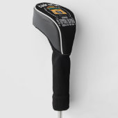 Ik ben een schoolbusassistent, grappig terug naar golfheadcover (Schuin)