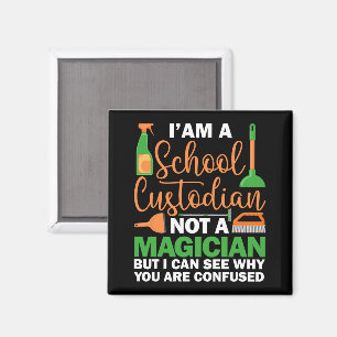 Ik ben een schoolopzichter, geen magiër Schoonmake Magneet