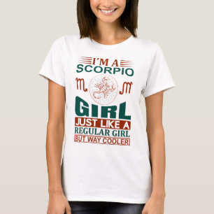 Ik ben een Scorpio Girl Zodiac Sign T-shirt