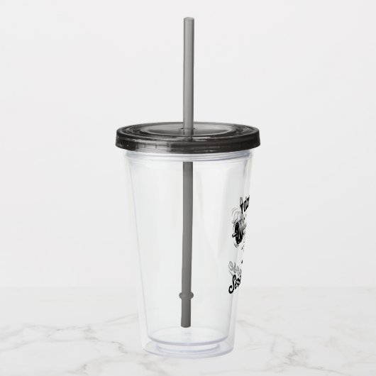 "Ik ben een serieuze gans" Mok Acryl Drinkbeker (Rechts)