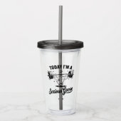 "Ik ben een serieuze gans" Mok Acryl Drinkbeker (Voorkant)