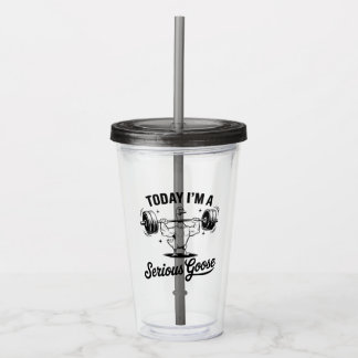"Ik ben een serieuze gans" Mok Acryl Drinkbeker