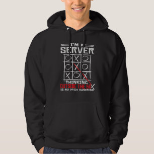 Ik ben een serveerder die buiten de gebaande paden hoodie