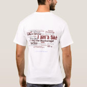 Ik ben een Sikh - (dubbelzijdig) T-shirt (Achterkant)