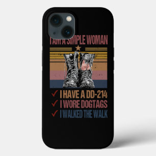 Ik ben een simpele vrouw... ik heb twee dd vier... iPhone 13 hoesje