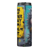 Ik ben een slechte veer verwijderd thermosbeker (Achterkant)