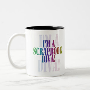 Ik ben een sloppenwijk diva union8union+8a tweekleurige koffiemok