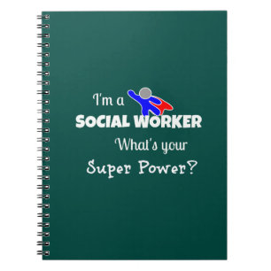 "Ik ben een sociaal werker. Wat is je superkracht? Notitieboek