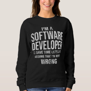 Ik ben een softwareontwikkelaar en ik ben nooit ve trui