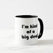 Ik ben een soort Big Deal Crossed Fingers Mok (Voorkant rechts)