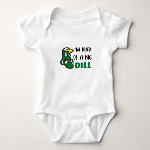 Ik ben een soort Big Dill Cute Pickle voor Baby Ba Romper